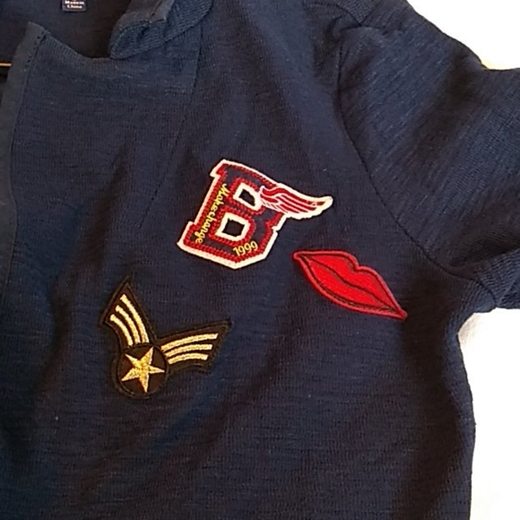 Freshman Juniors' Patch Knit Blazer - Picture 7 of 11